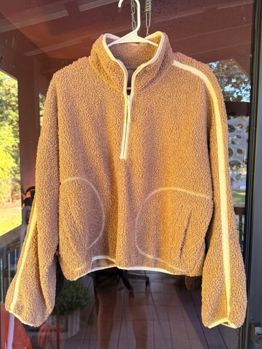 Old Navy Sherpa Quarter-Zip Pullover